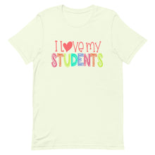 Load image into Gallery viewer, I Love My Students Bella Canvas Unisex t-shirt