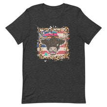 Load image into Gallery viewer, Highland Cow USA Bella Canvas Unisex t-shirt