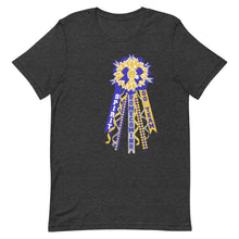 Load image into Gallery viewer, Blue and Yellow Homecoming Mum Bella Canvas Unisex t-shirt