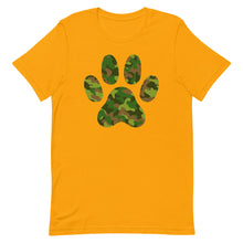 Load image into Gallery viewer, Camo Paw Bella Canvas Unisex t-shirt
