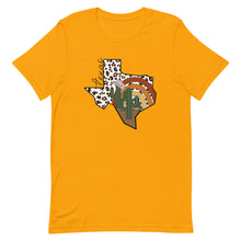 Load image into Gallery viewer, Retro Cactus Texas Bella Canvas Unisex t-shirt