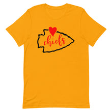 Load image into Gallery viewer, Chiefs Arrow Head Bella Canvas Unisex t-shirt