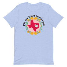 Load image into Gallery viewer, I've got Texas on my Mind Floral Bella Canva Short-sleeve unisex t-shirt