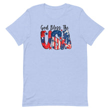 Load image into Gallery viewer, God Bless the USA Fourth of July Bella Canvas Unisex t-shirt