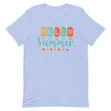 Load image into Gallery viewer, Hello Summer Popsicle Bella Canvas Unisex t-shirt