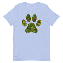 Load image into Gallery viewer, Camo Paw Bella Canvas Unisex t-shirt