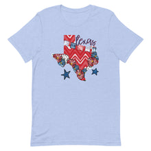 Load image into Gallery viewer, Patriotic Texas Bella Canvas Unisex t-shirt
