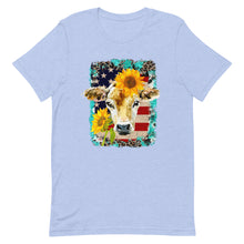 Load image into Gallery viewer, USA Cow Bella Canvas Unisex t-shirt