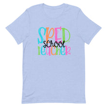 Load image into Gallery viewer, Colorful SPED School Teacher Unisex t-shirt