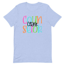 Load image into Gallery viewer, Counselor Clerk Colorful Bella Canvas Unisex t-shirt