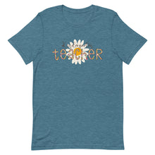 Load image into Gallery viewer, Kindergarten Teacher Leopard Floral Bella Canvas Unisex t-shirt