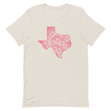 Load image into Gallery viewer, Pink Floral Texas Bella Canvas Unisex t-shirt