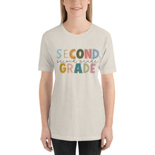 Load image into Gallery viewer, Block Second Grade Bella Canvas Unisex t-shirt