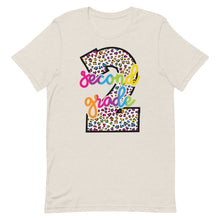 Load image into Gallery viewer, Second Grade Colorful Leopard Bella Canvas Unisex t-shirt