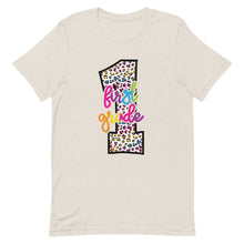 Load image into Gallery viewer, First Grade Colorful Leopard Bella Canvas Unisex t-shirt