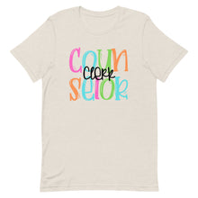 Load image into Gallery viewer, Counselor Clerk Colorful Bella Canvas Unisex t-shirt