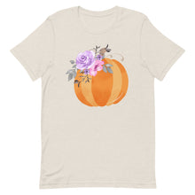 Load image into Gallery viewer, Floral Pumpkin Bella Canvas Unisex t-shirt