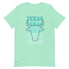 Load image into Gallery viewer, Texas Leopard Horns Bella Canvas Unisex t-shirt