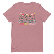 Load image into Gallery viewer, Teacher Floral Grow Bella Canva Unisex t-shirt