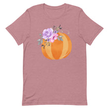 Load image into Gallery viewer, Floral Pumpkin Bella Canvas Unisex t-shirt