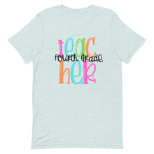 Load image into Gallery viewer, Fourth Grade Colorful Bella Canvas Unisex t-shirt