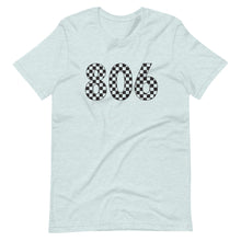 Load image into Gallery viewer, 806 Checkered Bella Canvas Unisex t-shirt
