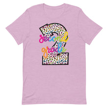Load image into Gallery viewer, Second Grade Colorful Leopard Bella Canvas Unisex t-shirt