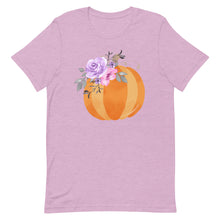 Load image into Gallery viewer, Floral Pumpkin Bella Canvas Unisex t-shirt