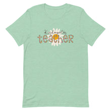 Load image into Gallery viewer, Kindergarten Teacher Leopard Floral Bella Canvas Unisex t-shirt