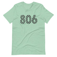 Load image into Gallery viewer, 806 Checkered Bella Canvas Unisex t-shirt