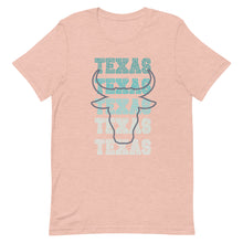 Load image into Gallery viewer, Texas Leopard Horns Bella Canvas Unisex t-shirt