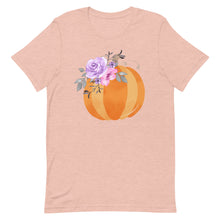 Load image into Gallery viewer, Floral Pumpkin Bella Canvas Unisex t-shirt