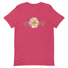Load image into Gallery viewer, Kindergarten Teacher Leopard Floral Bella Canvas Unisex t-shirt