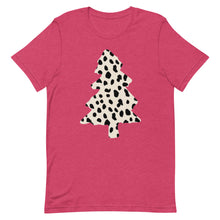 Load image into Gallery viewer, Dalmation Print Christmas Tree Unisex t-shirt