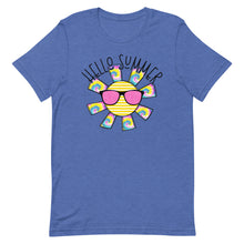 Load image into Gallery viewer, Hello Summer Sunshine Bella Canvas Unisex t-shirt