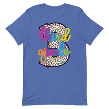 Load image into Gallery viewer, Third Grade Colorful Leopard Bella Canvas Unisex t-shirt