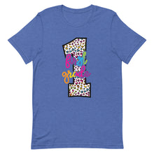 Load image into Gallery viewer, First Grade Colorful Leopard Bella Canvas Unisex t-shirt