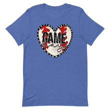 Load image into Gallery viewer, Baseball Heart Game Day Bella Canvas Unisex t-shirt