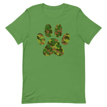 Load image into Gallery viewer, Camo Paw Bella Canvas Unisex t-shirt