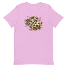 Load image into Gallery viewer, Mama Leopard Floral Framed Bella Canvas Mothers Day Short-sleeve unisex t-shirt
