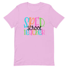 Load image into Gallery viewer, Colorful SPED School Teacher Unisex t-shirt