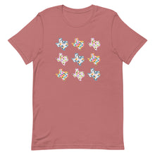 Load image into Gallery viewer, Multi Floral Texas Bella Canvas Short-sleeve unisex t-shirt