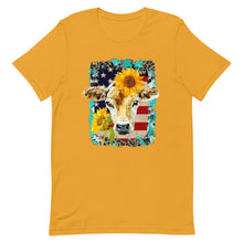 Load image into Gallery viewer, USA Cow Bella Canvas Unisex t-shirt