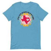 Load image into Gallery viewer, I've got Texas on my Mind Floral Bella Canva Short-sleeve unisex t-shirt