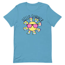 Load image into Gallery viewer, Hello Summer Sunshine Bella Canvas Unisex t-shirt