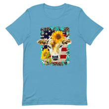 Load image into Gallery viewer, USA Cow Bella Canvas Unisex t-shirt