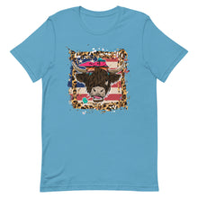 Load image into Gallery viewer, Highland Cow USA Bella Canvas Unisex t-shirt