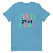 Load image into Gallery viewer, Colorful SPED School Teacher Unisex t-shirt