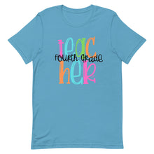 Load image into Gallery viewer, Fourth Grade Colorful Bella Canvas Unisex t-shirt