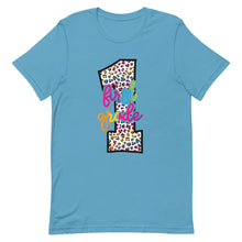 Load image into Gallery viewer, First Grade Colorful Leopard Bella Canvas Unisex t-shirt